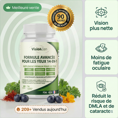 VisioZen - Formule avancée pour les yeux 14 en 1