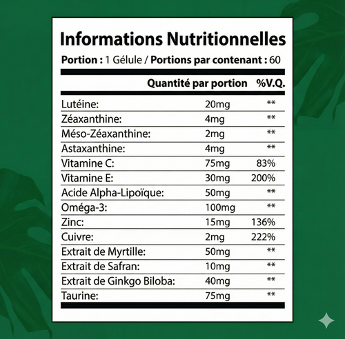 VisioZen - Formule avancée pour les yeux 14 en 1