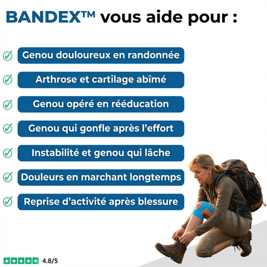 BANDEX™ - Articulation du genou.